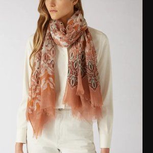 Loro Piana Floral Tapestry Cashmere Scarf NWT